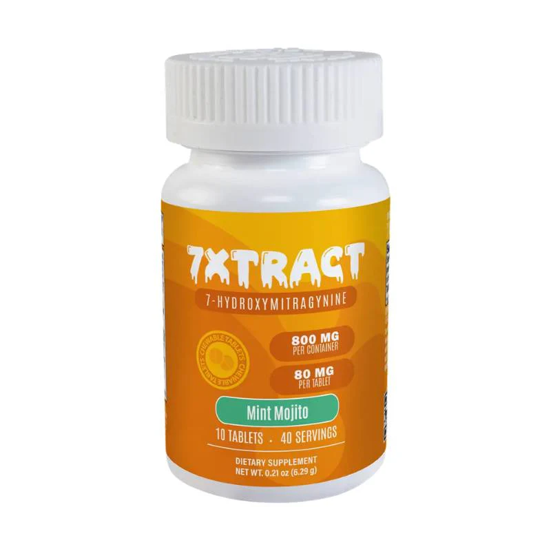 7XTRACT 7-HYDROXYMITRAGYNINE CHEWABLE TABLETS 10CT 80MG PER TABLET - Image 3